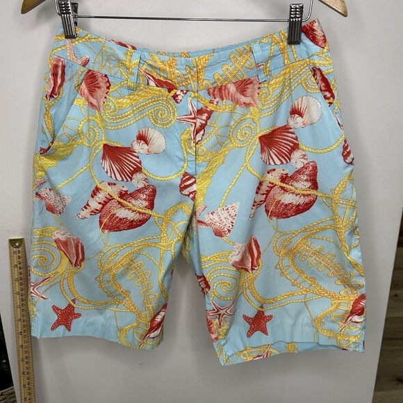 J. McLaughlin Pants - J McLaughlin Seashell Ocean Blue Size 4